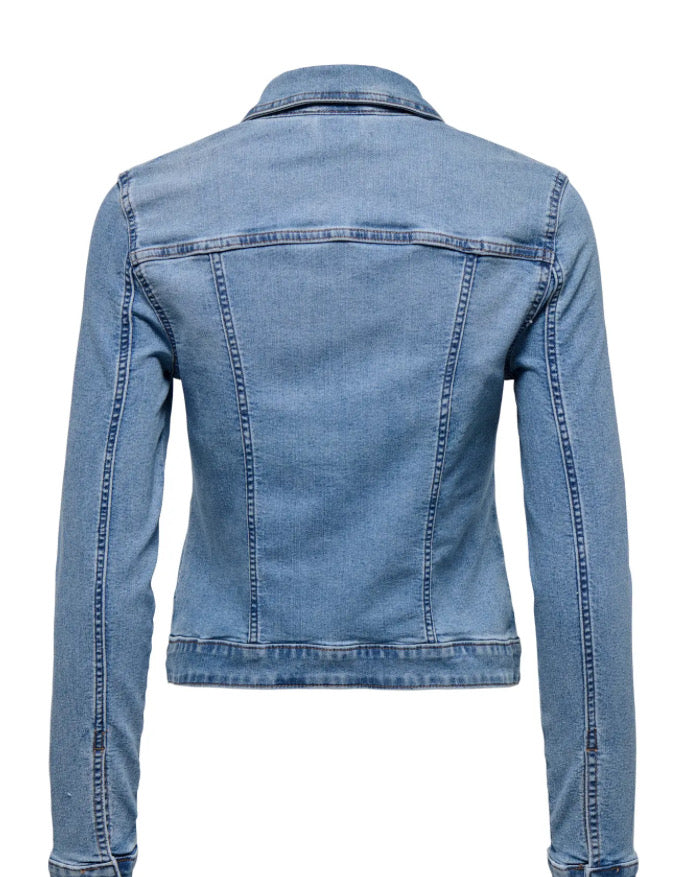 JDY - MOON L/S JACKET - MEDIUM BLUE DENIM