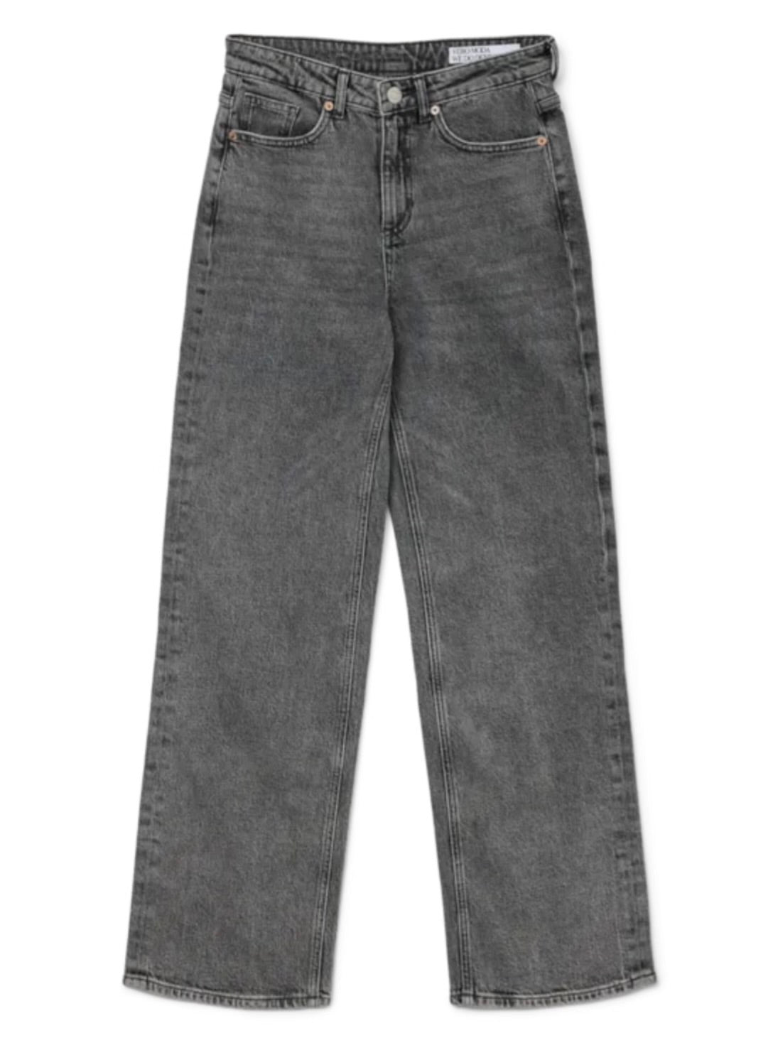 VERO MODA - TESSA HR WIDE JEANS - MEDIUM GREY DENIM