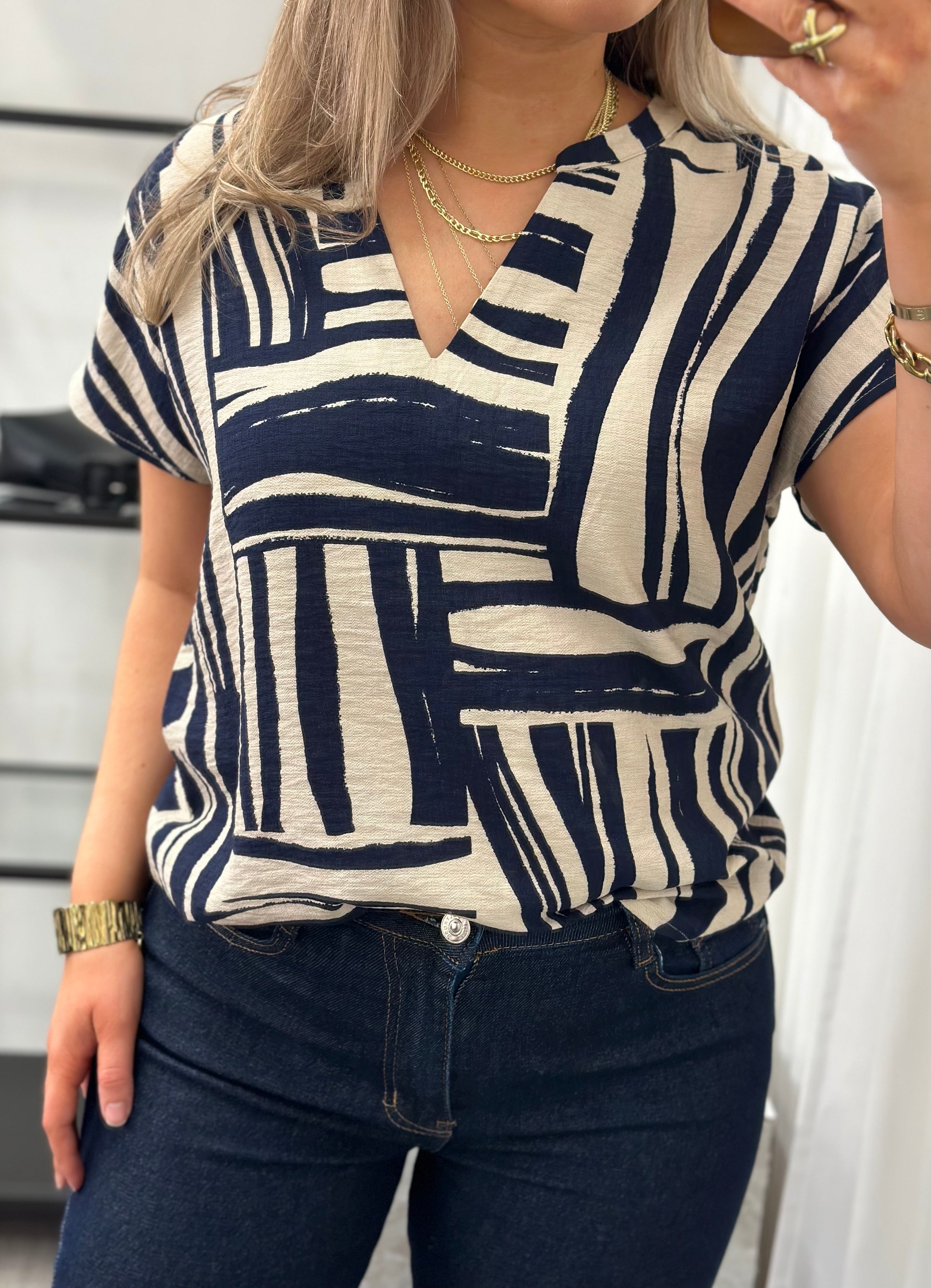 JDY - PEPPER S/S TOP - SILVER LINING/ 04-08-25 N