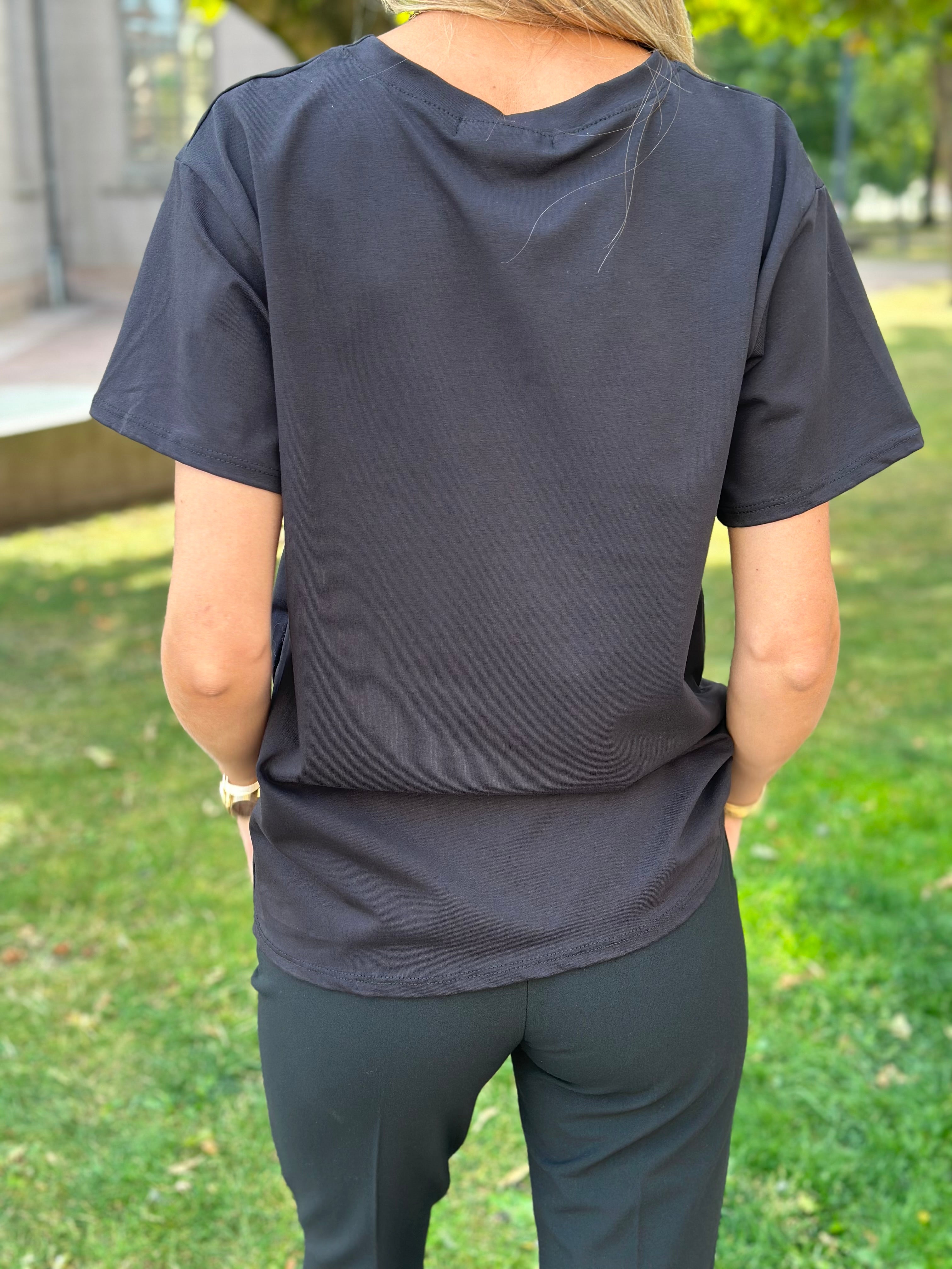 MARTA - INGE T-SHIRT 0532 - BLACK