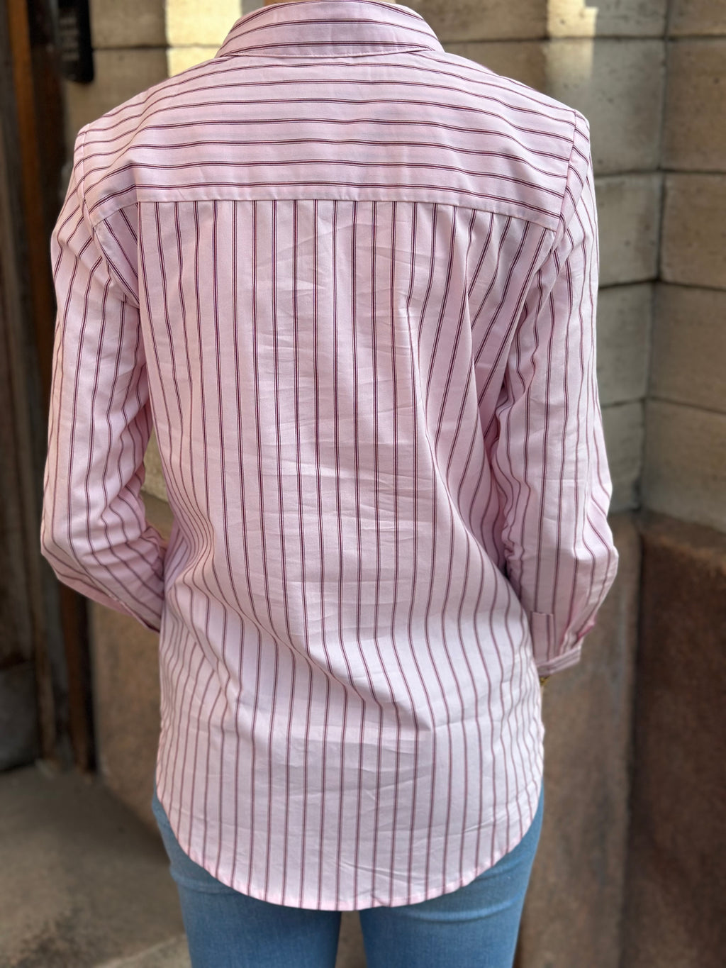 JDY - MIO L/S SHIRT - CHALK PINK/FIG