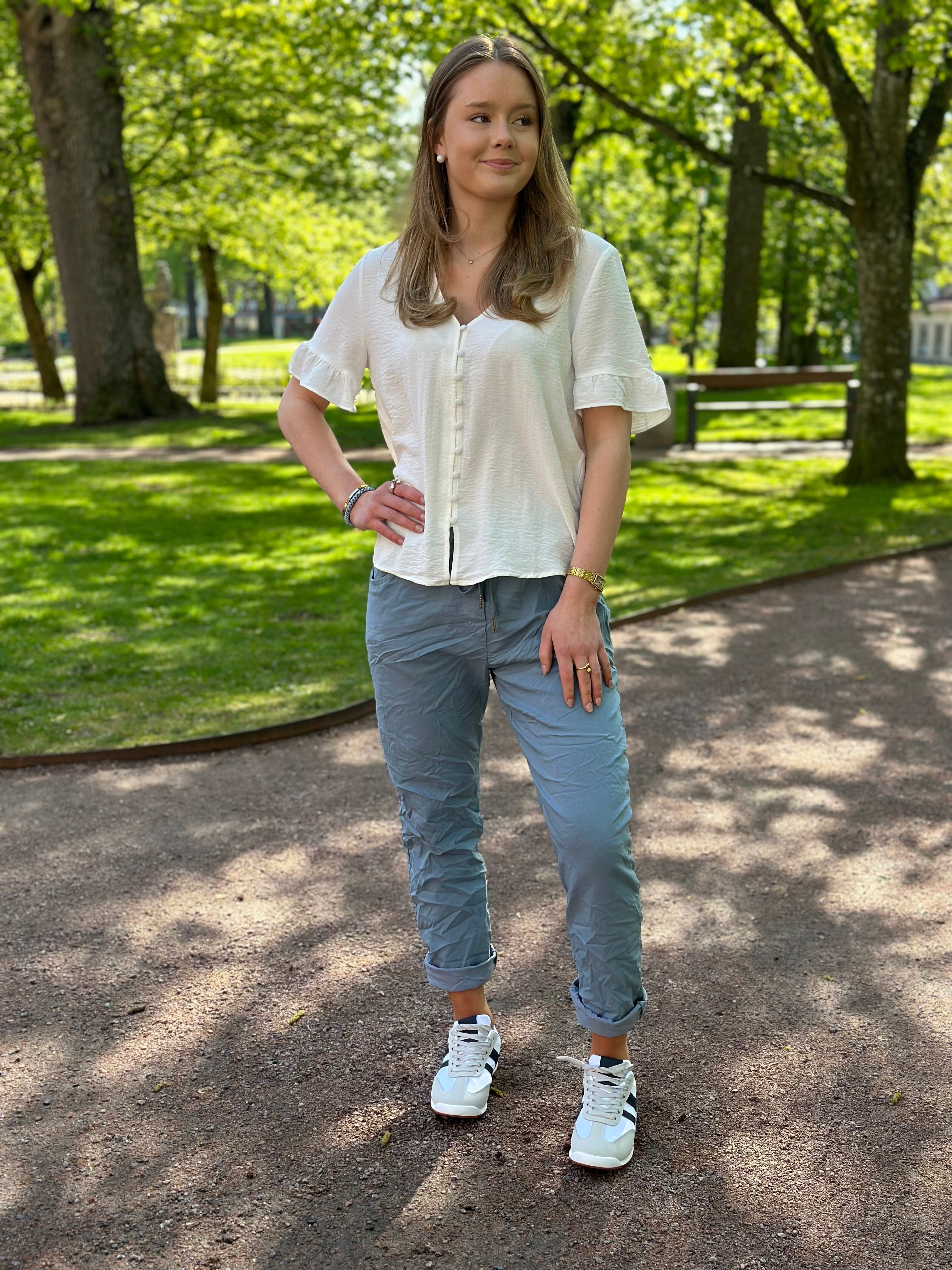 MARTA - BYXA 68702 - JEANS BLUE