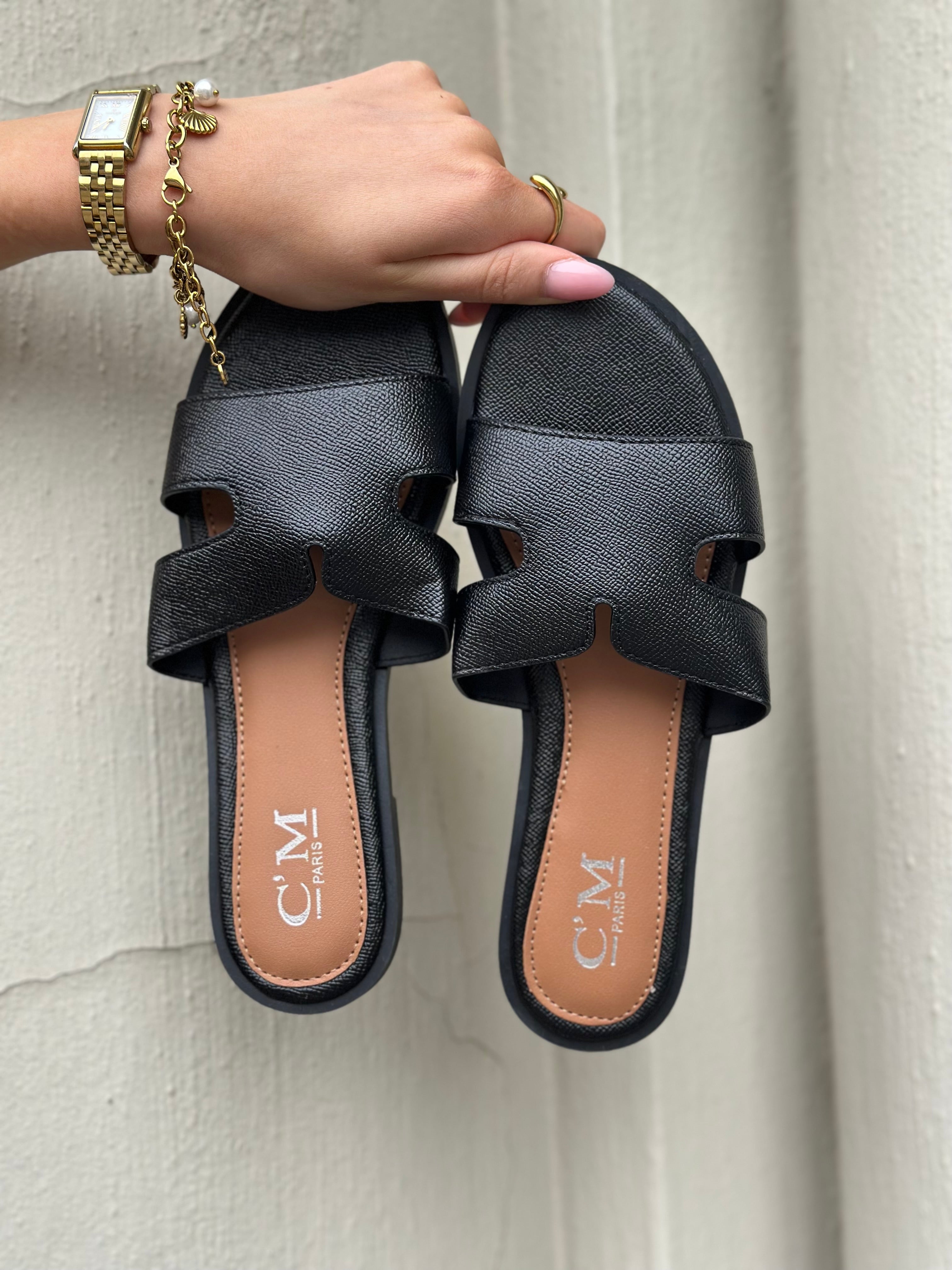 MARTA - OLINA LADIES SHOES - BLACK