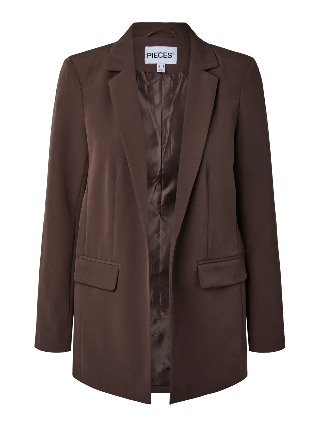 PIECES - BOZZY LOSE BLAZER - HOT FUDGE