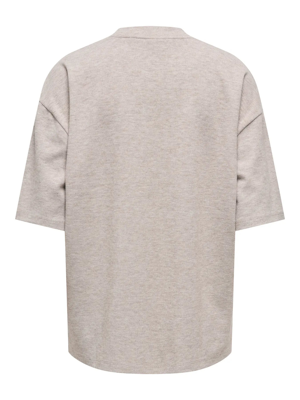 JDY - VITA LIFE S/S ONECK TOP - CHATEAU GRAY/MELANGE