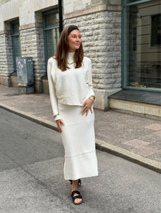 JDY - PRIME LIFE KNT - WHITECAP GREY/ MELANGE