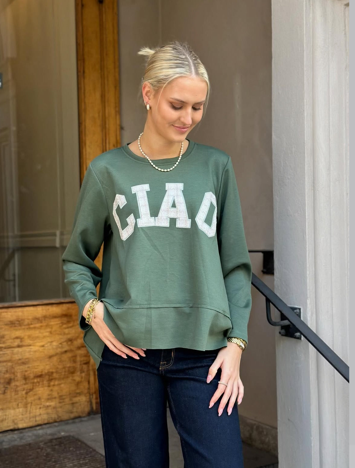 MARTA - CIAO SHIRT 85783 - MILITARY