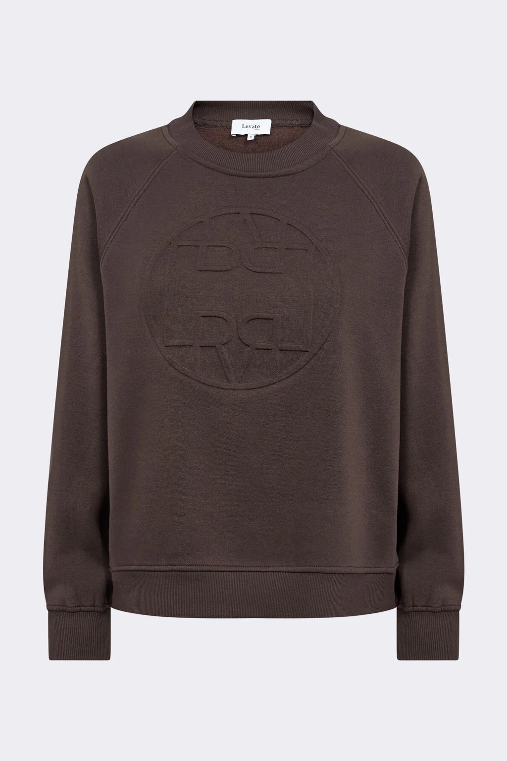 LEVETÉ ROOM - NUKA SWEATSHIRT 301742 - DARK BROWN