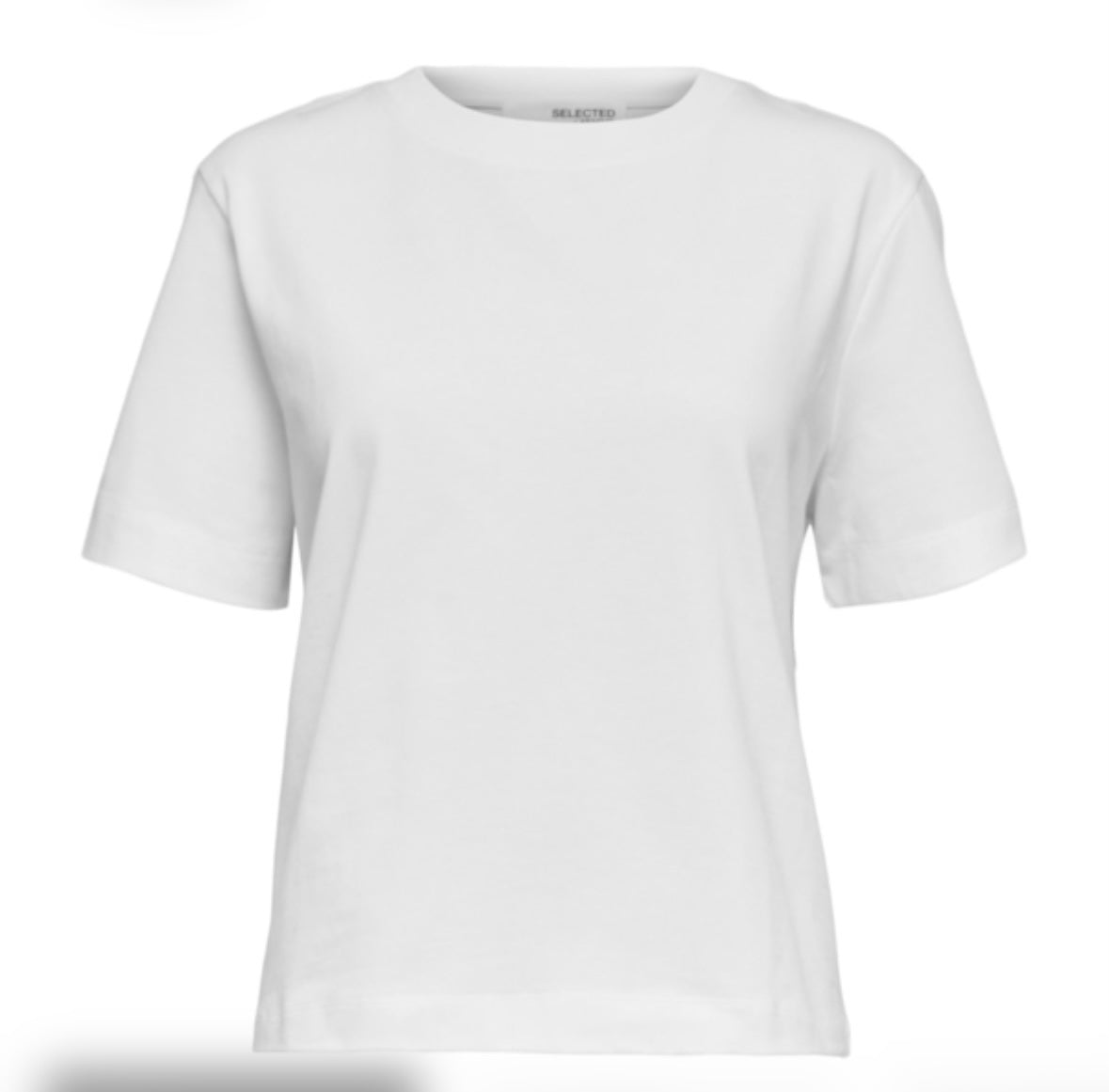 SELECTED FEMME - ESSENTIAL SS BOXY TEE - BRIGHT WHITE