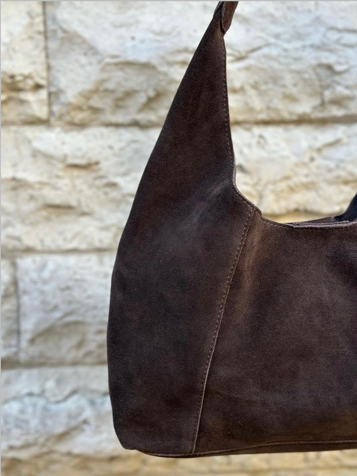 PIECES - JOYE SUEDE HOBO BAG - DELICIOSO