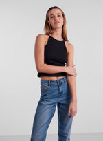 Ladda upp bild till gallerivisning, PIECES - OSTINA STRAP TOP - BLACK
