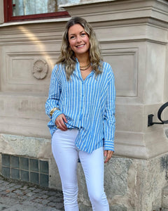 VERO MODA - LINN LS SHIRT - MARINA/OLGA