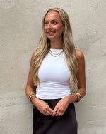 Ladda upp bild till gallerivisning, ONLY - LEA S/L 2-WAYS FIT TOP - BRIGHT WHITE
