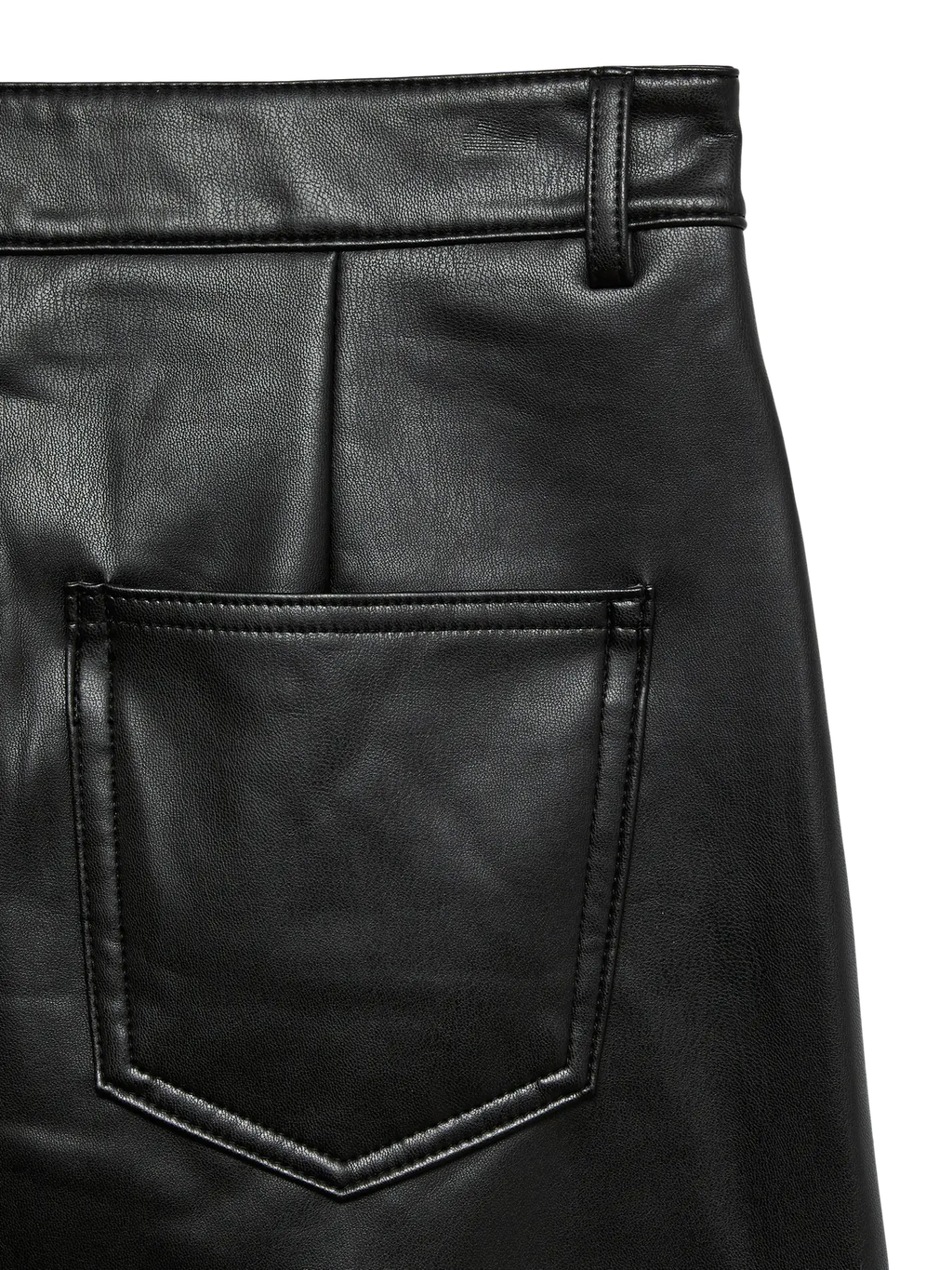 VERO MODA - VERI HR CALF PL SKIRT - BLACK