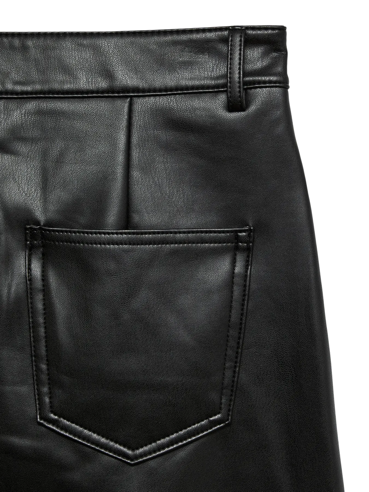 VERO MODA - VERI HR CALF PL SKIRT - BLACK