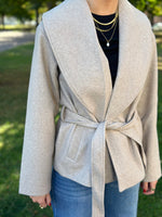 Ladda upp bild till gallerivisning, ONLY - AUGUSTA LIFE SHORT COAT - FUNGI/MELANGE
