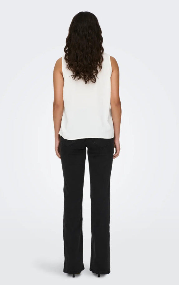 JDY - DIVYA LIFE S/L TOP DIA - CLOUD DANCER