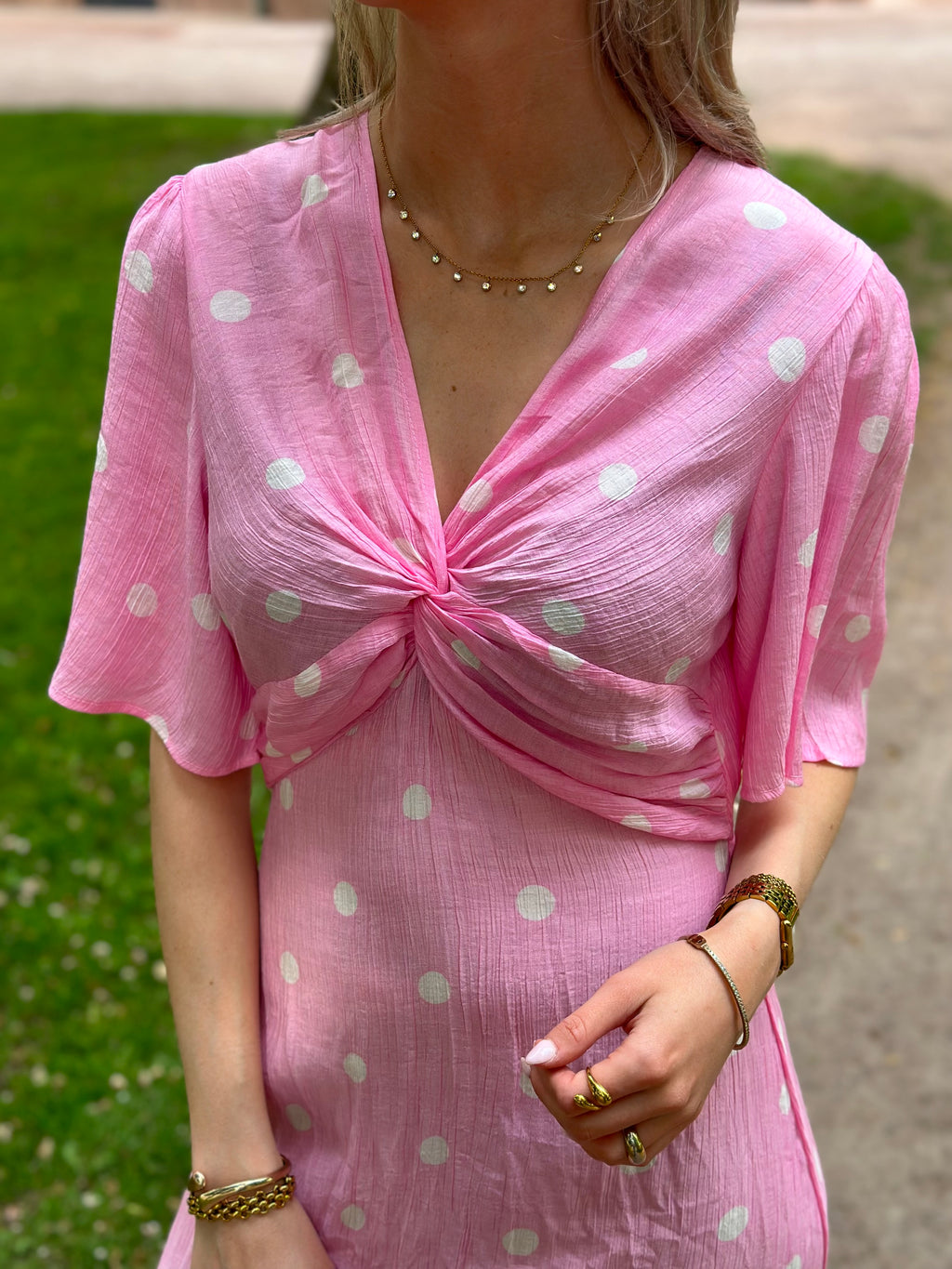 COSY HOUSE - DOT DRESS - PINK
