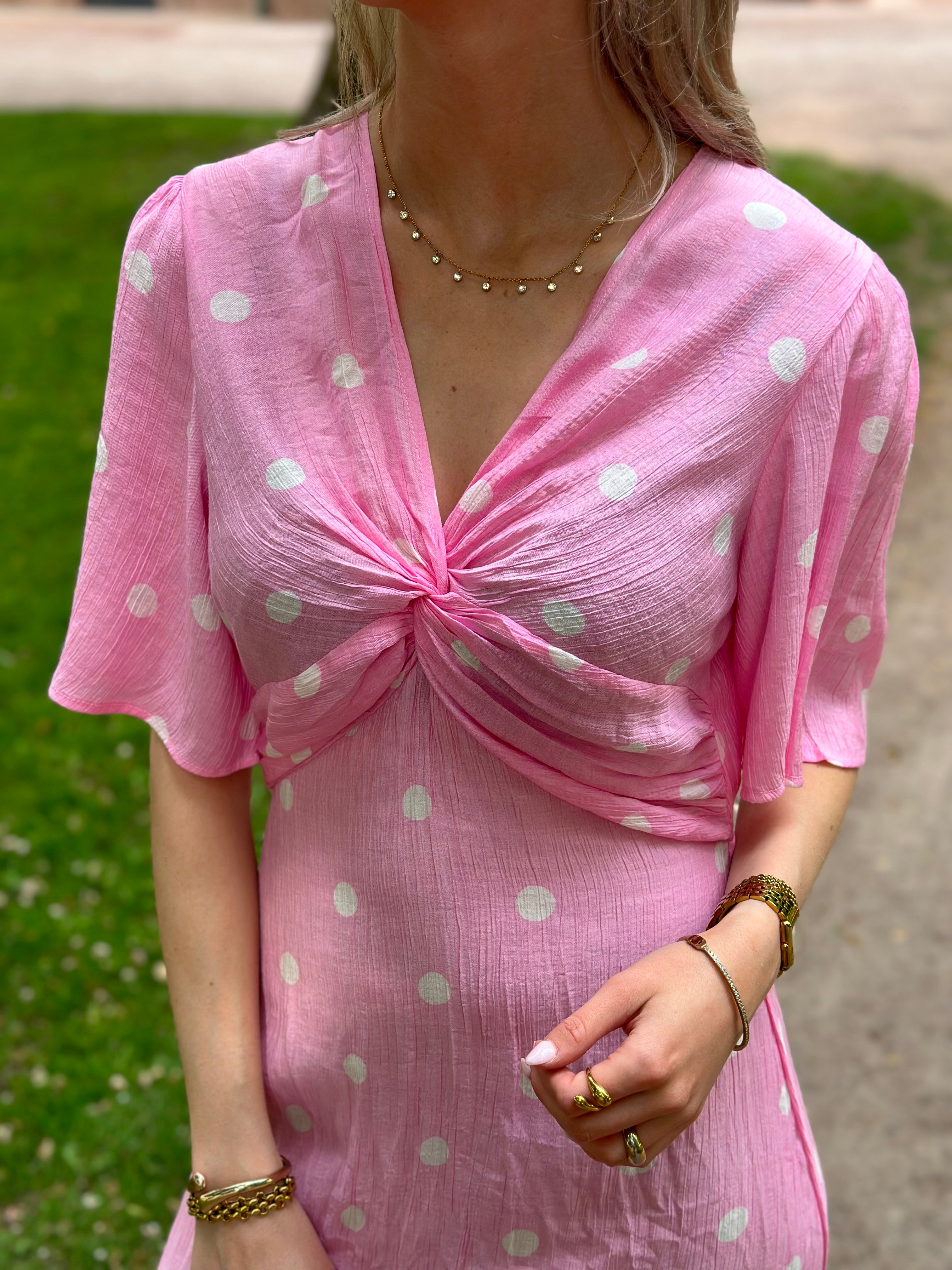 COSY HOUSE - DOT DRESS - PINK