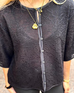 Ladda upp bild till gallerivisning, SOAKED - LUPINA CARDIGAN - BLACK

