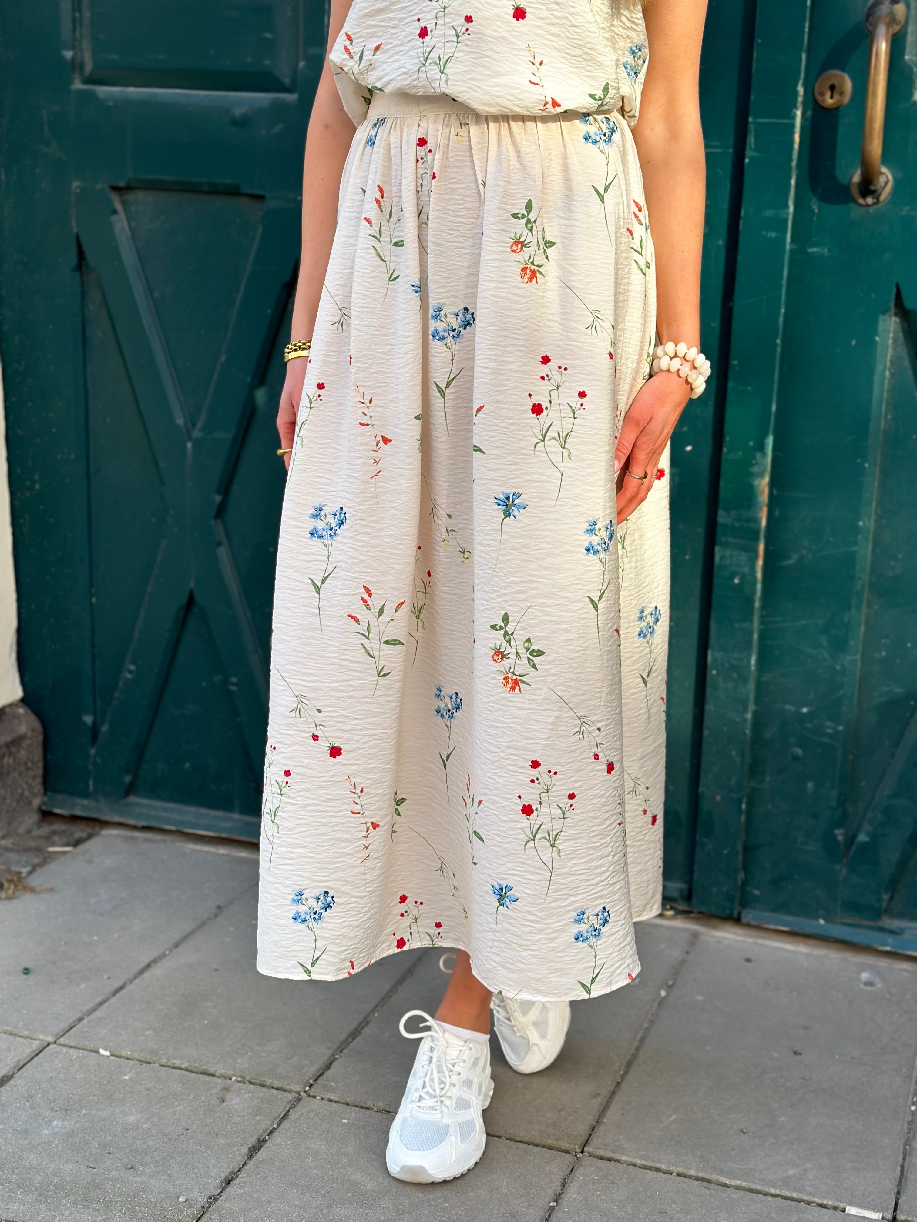 VEROMODA JOSIE VOLUME ANKLE SKIRT - BIRCH/BINA