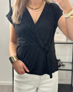 Ladda upp bild till gallerivisning, JDY - KIRKBY LIFE WRAP DETAIL TOP - BLACK
