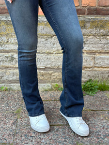 ONLY - BLUSH MID FLARED - BLUE BLACK DENIM