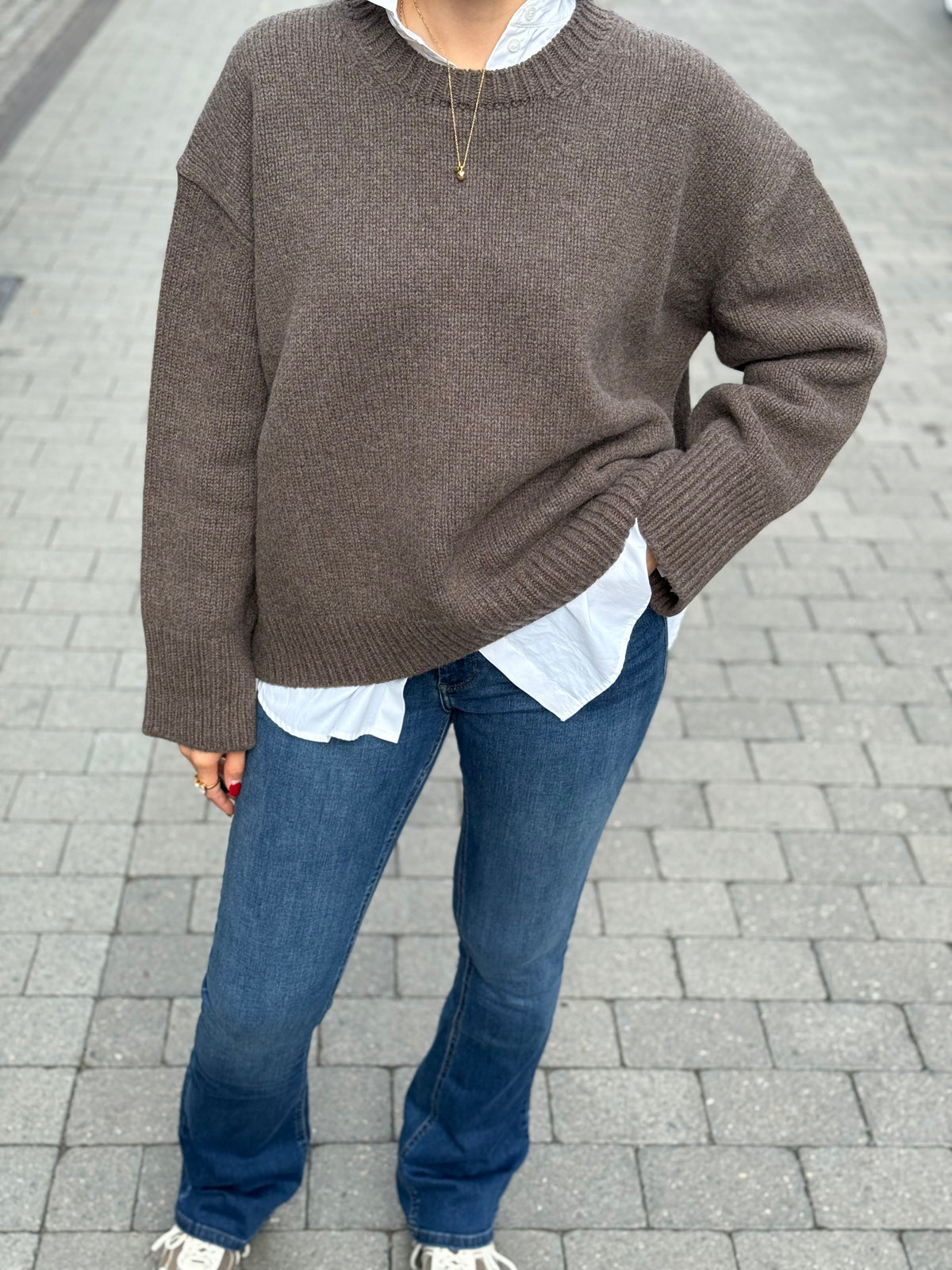 LEVETÉ ROOM - PERLE KNIT 301702 - BROWN