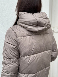 PIECES - MADDIE PUFFER JACKET - MOREL