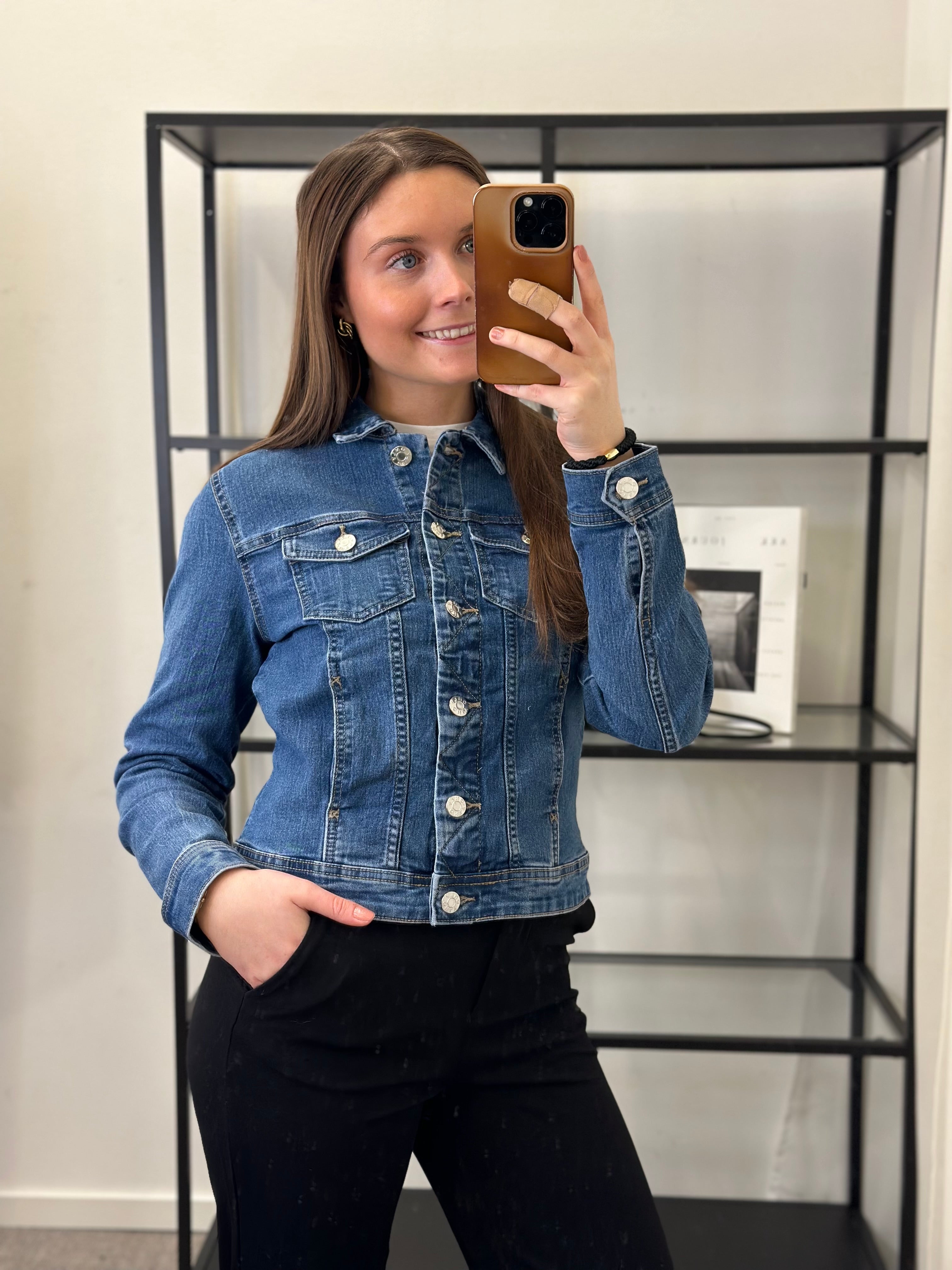 ONLY - WONDER JACKET - MEDIUM BLUE DENIM