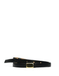 SELECTED FEMME - BABETH SLIM  LEATHER BELT - BLACK
