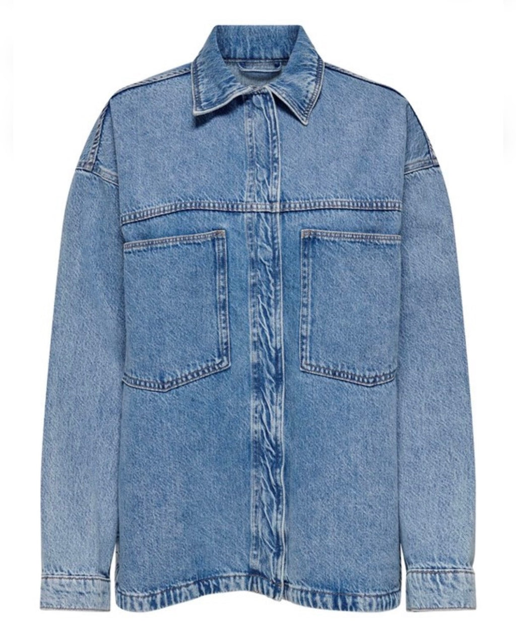 ONLY - EMMIE L/S SHIRT - LIGHT BLUE DENIM