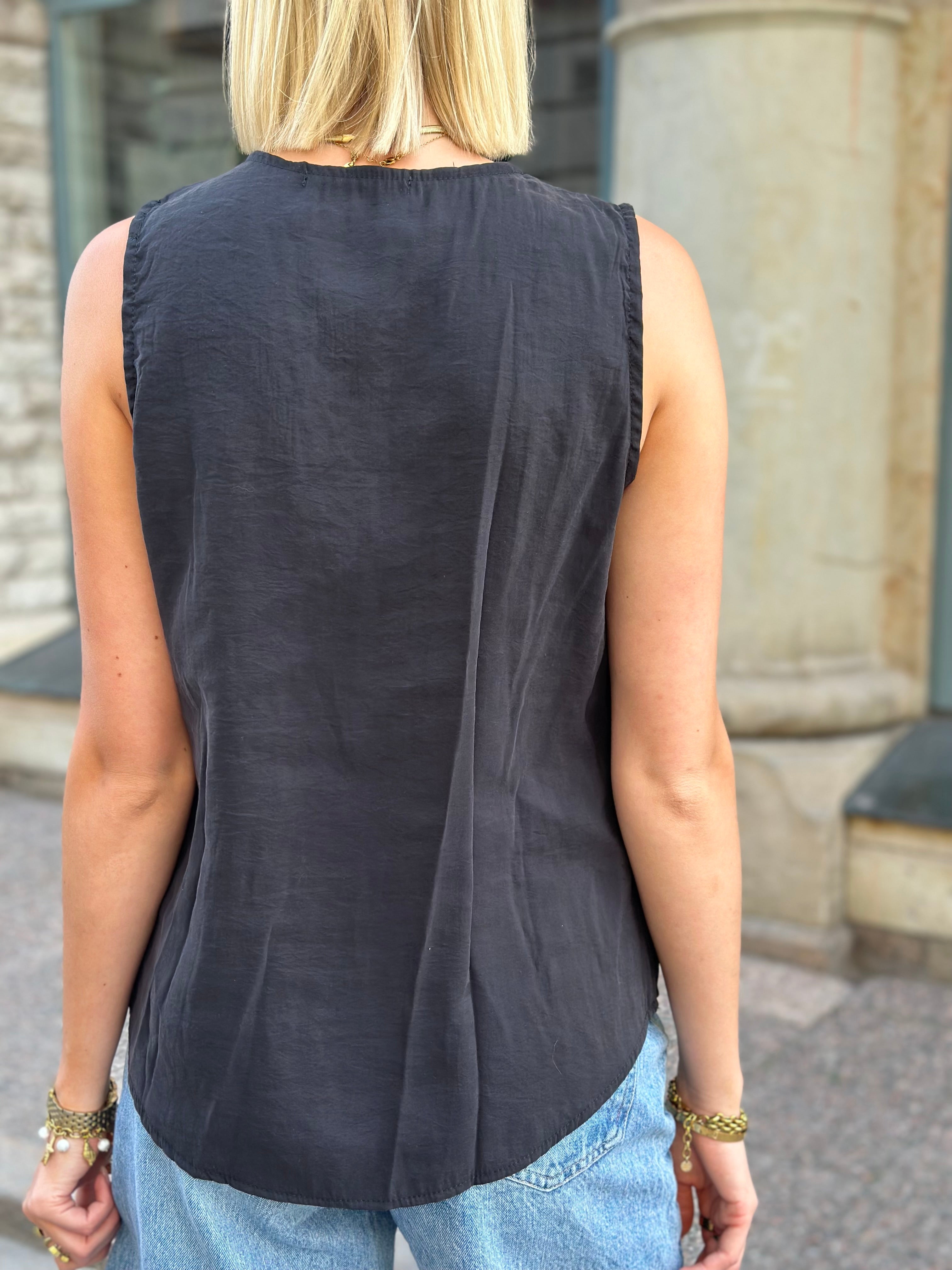 MARTA - OPALINE TOP 68332 - BLACK