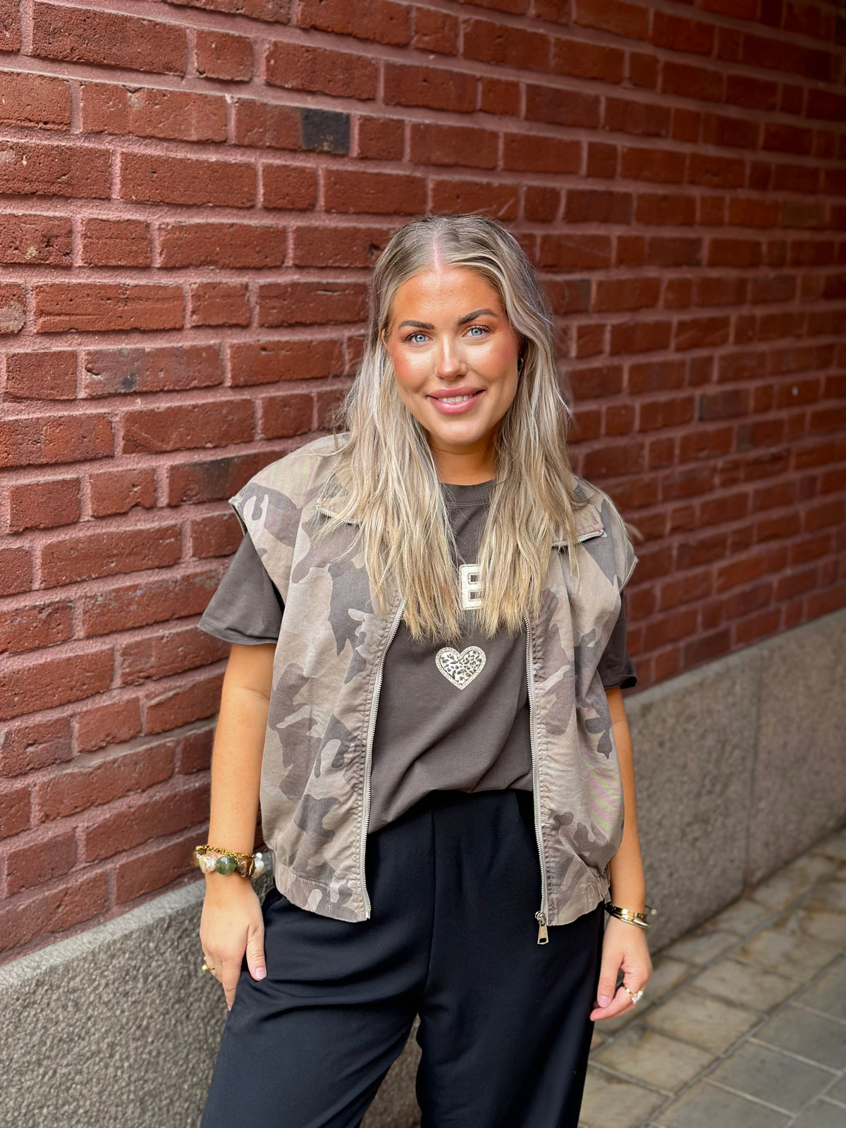 MARTA - SILVER VEST 68670 - BEIGE CAMO