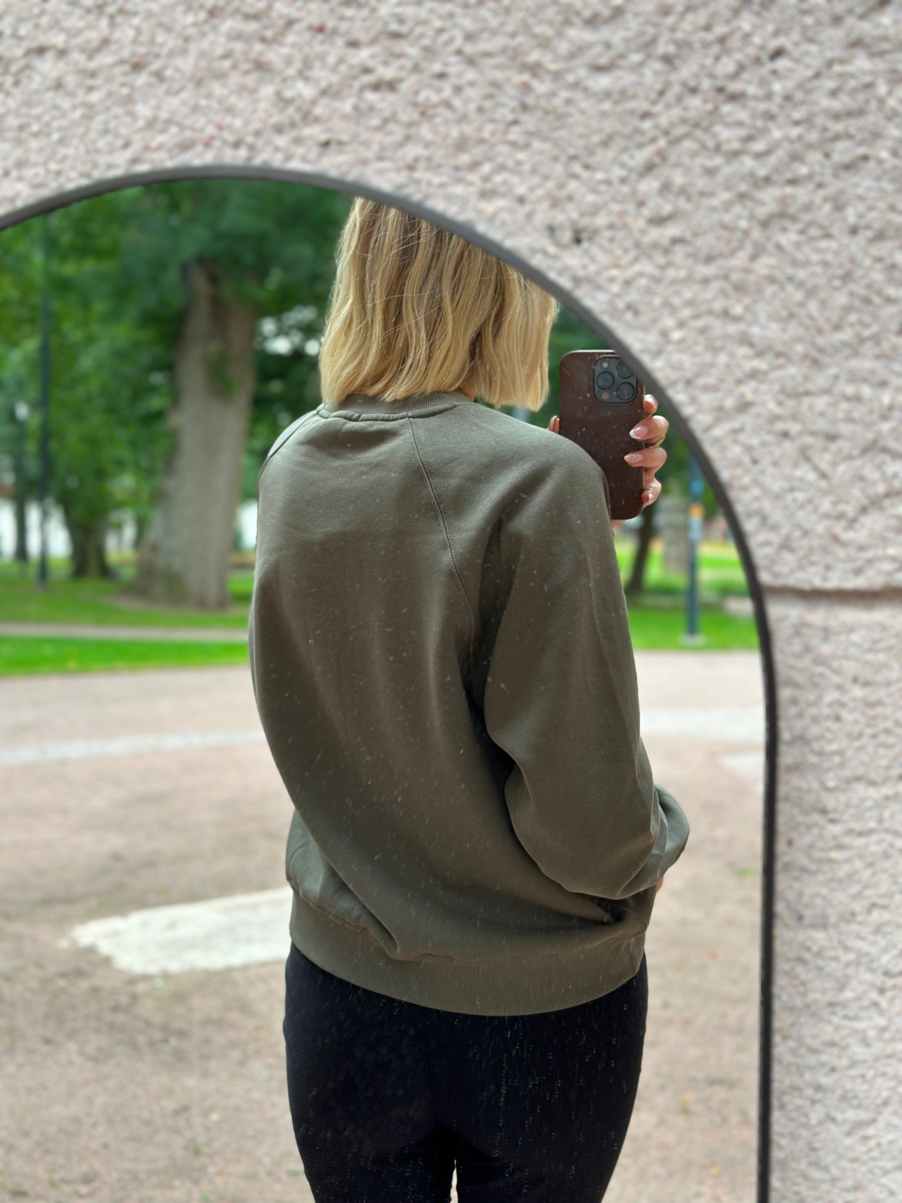 LEVETÉ ROOM - NUKA SWEATSHIRT 301742 - GREEN