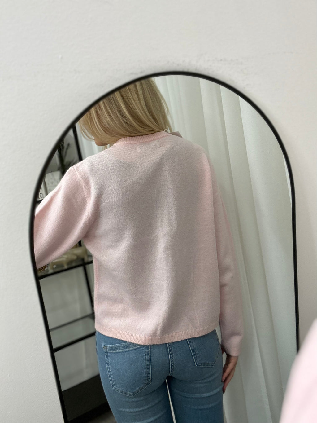 ONLY - SIMONI L/S O-NECK CARDIGAN - POTPOURRI