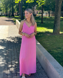 ONLY - OFELIA MAXI STRAP DRESS - WILD ORCHID