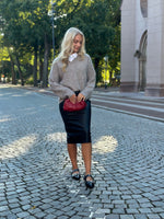 Ladda upp bild till gallerivisning, JDY - SOYA MIDI PU SKIRT - BLACK
