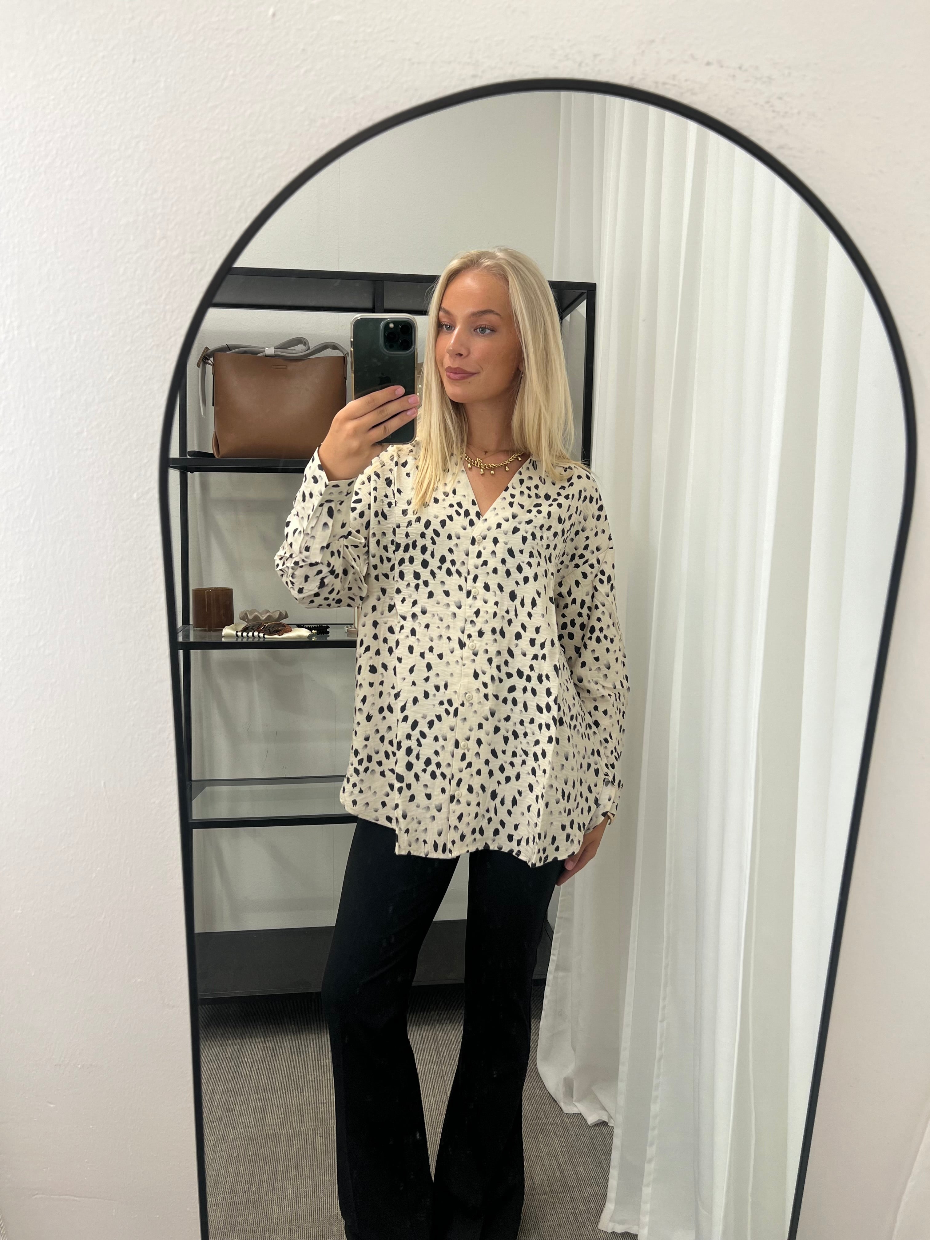 JDY - TROYA LIFE SHIRT - SILVER LINING