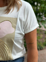 Ladda upp bild till gallerivisning, ONLY - 30 FELUCA TEE - CLOUD DANCER/SUNNY SIDE
