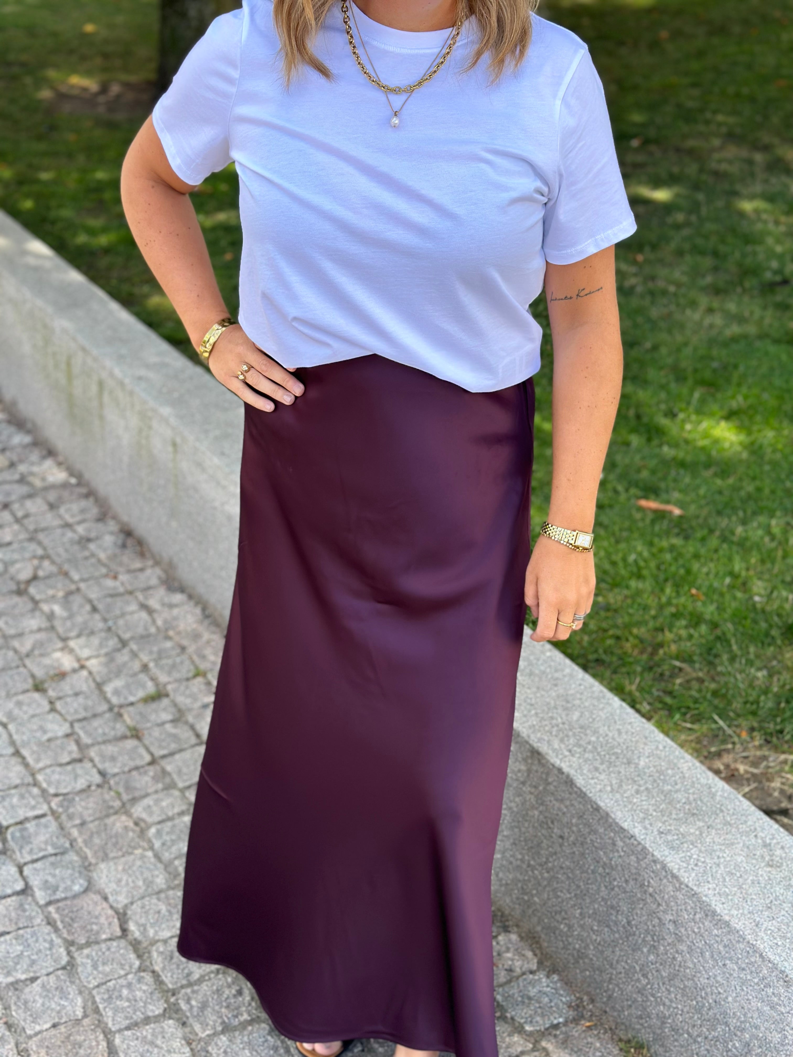 VEROMODA- MERLE ANKLE SKIRT - WINETASTING