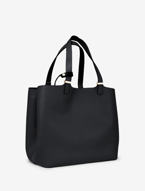 PIECES - KOPA SHOPPER BAG - BLACK