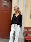COSY HOUSE - FLOWER BLOUSE M-4140 - BLACK