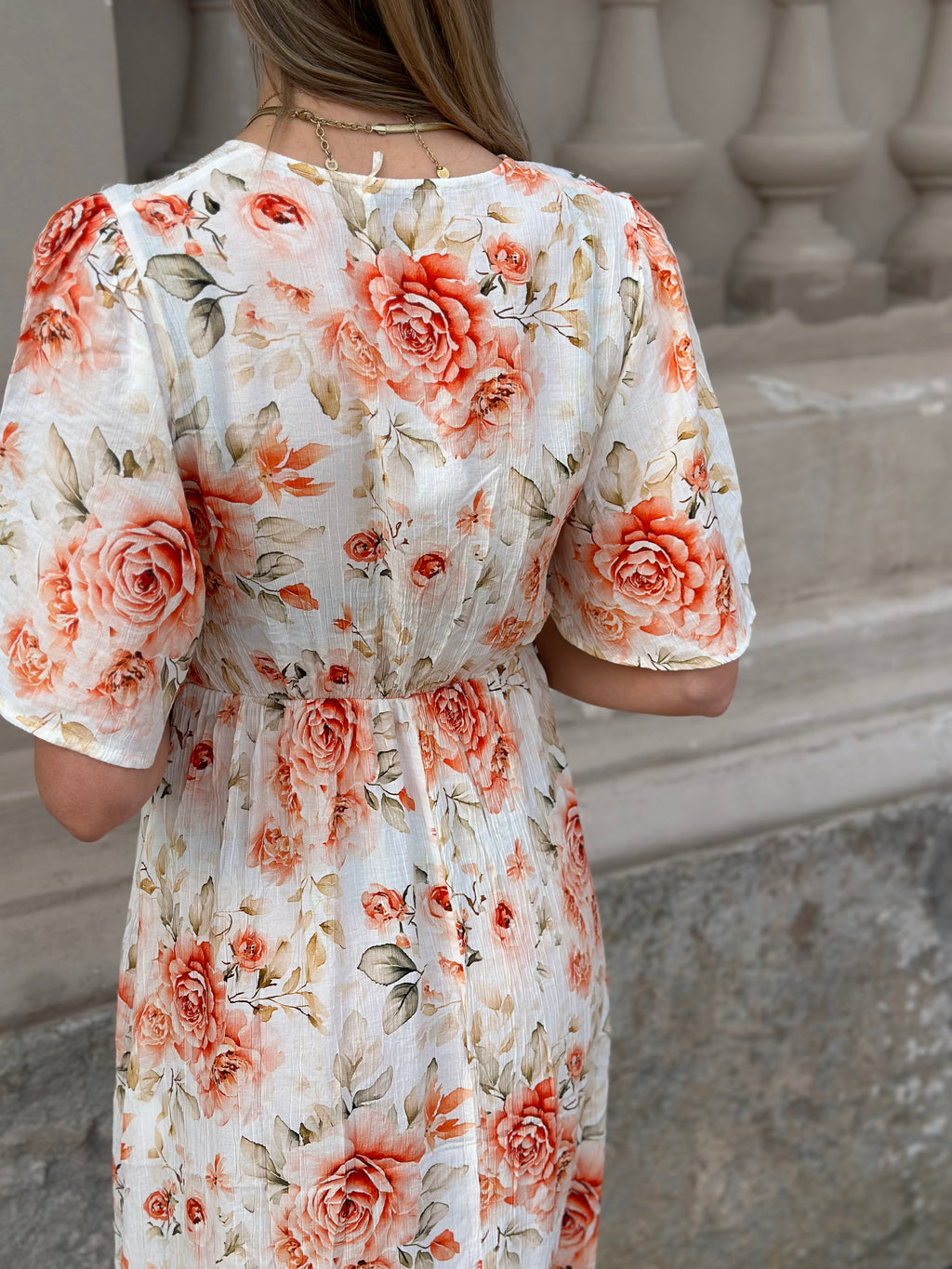 COSY HOUSE - FLOWER DRESS - ORANGE