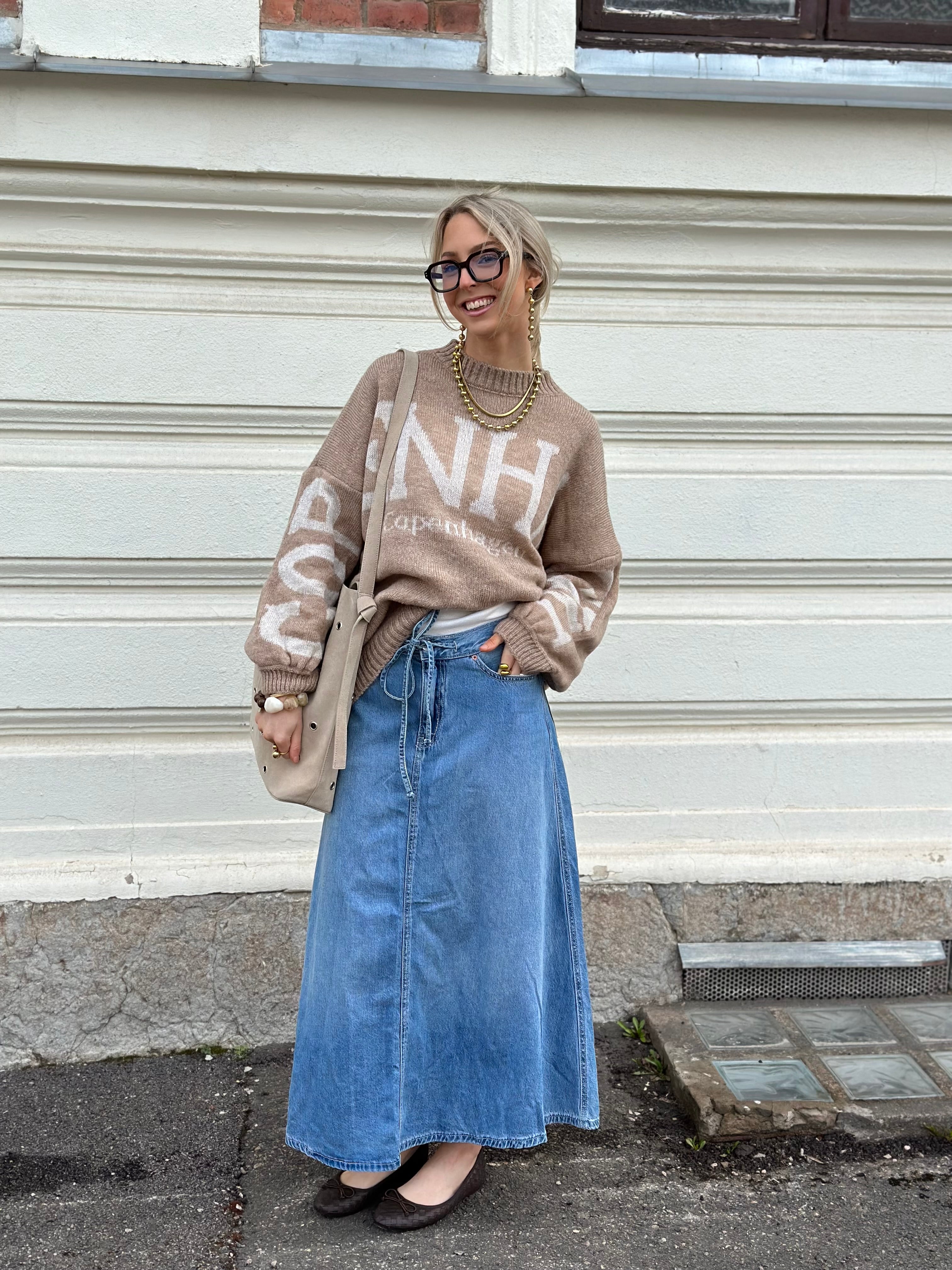 VEROMODA - HILLA MR WIDE 7/8 DNM SHIRT - LIGHT BLUE DENIM