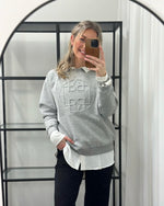 Ladda upp bild till gallerivisning, LEVETÉ - NUKA SWEATSHIRT - GREY
