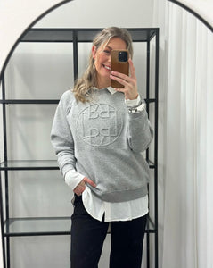 LEVETÉ - NUKA SWEATSHIRT - GREY