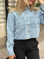 Ladda upp bild till gallerivisning, JDY - MARLY L/S BOXY SHACKET - LIGHT BLUE DENIM
