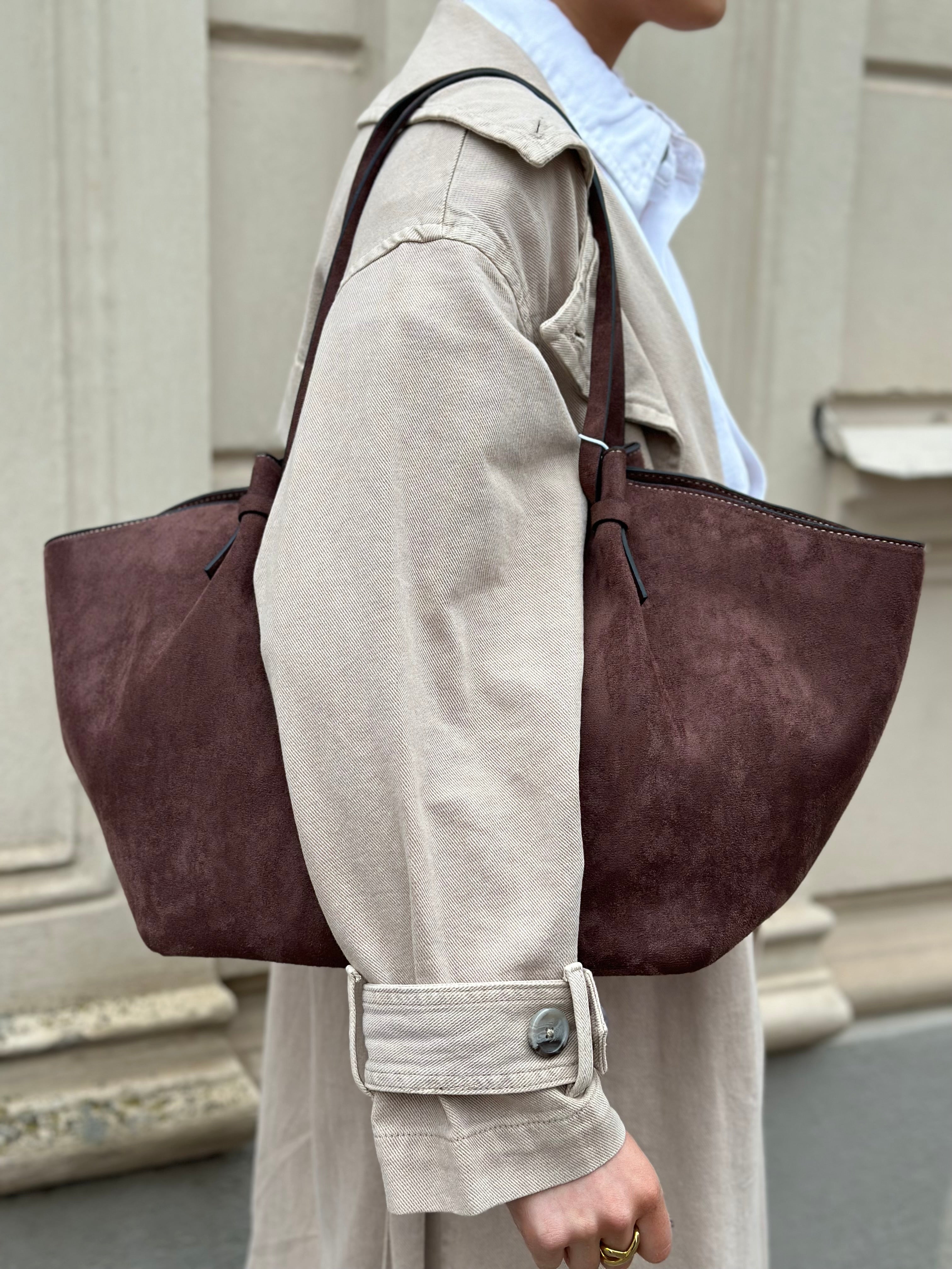 VEROMODA - RODITTA SHOPPER - COFFEE BEAN