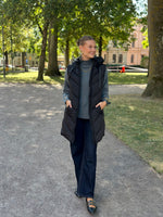 Ladda upp bild till gallerivisning, JDY - SKYLAR LIFE HOOD WAISTCOAT - BLACK
